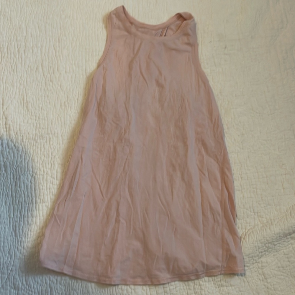 Lululemon pink open back tank